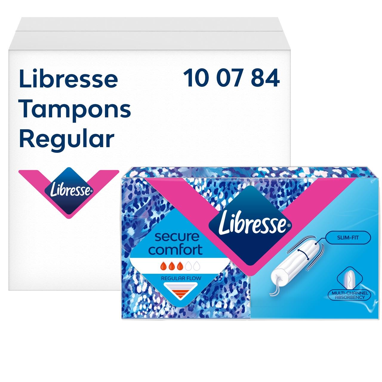 Tamponer Libresse Regular 100784 384stk/pak billede