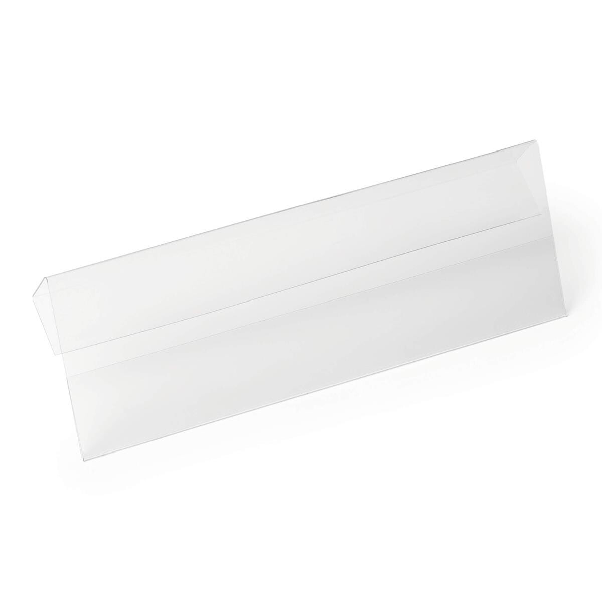 Lagerlomme hard cover 1/2 A5 tværformat transparen