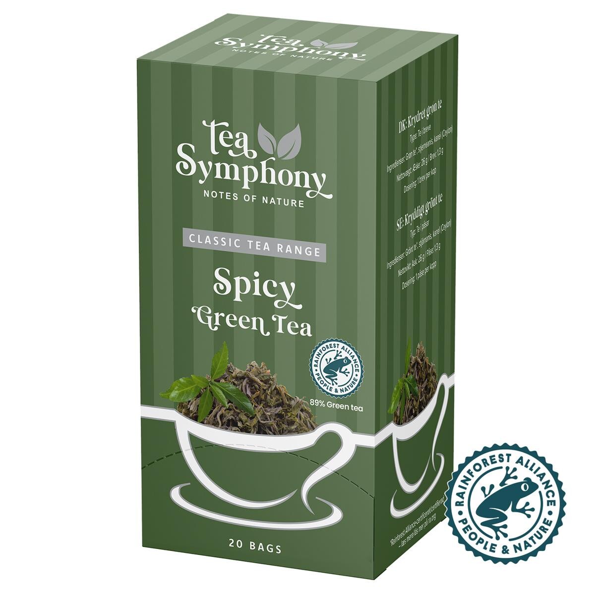 TE Symphony BKI Spicy Green Tea 20breve/pak RFA billede