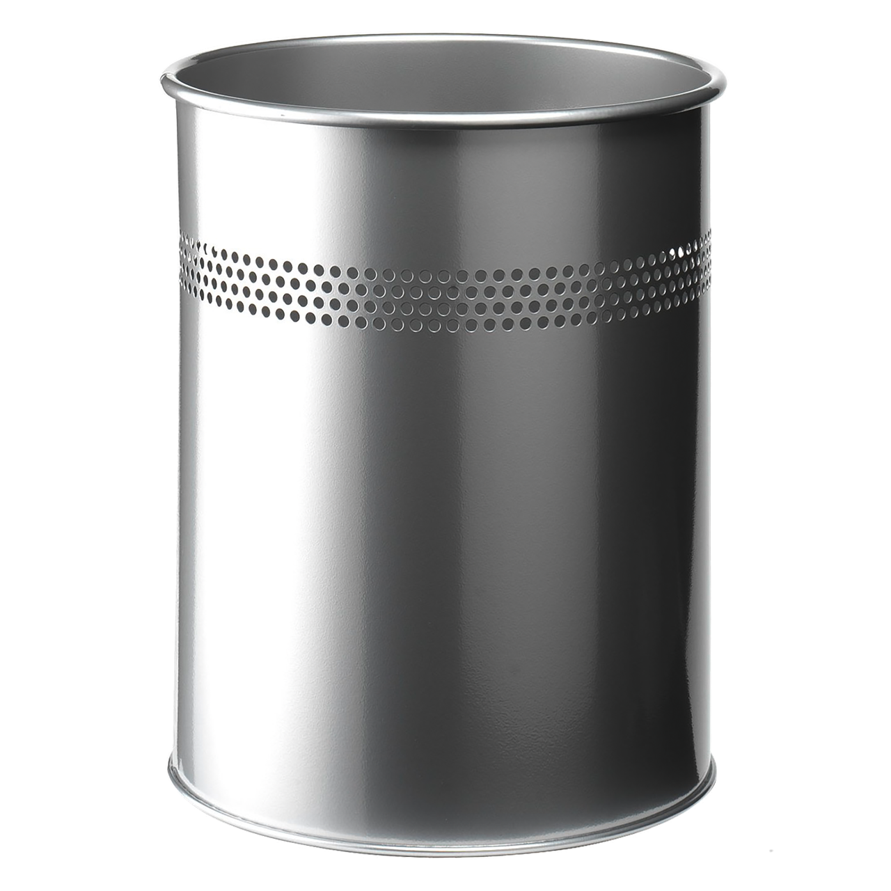 Durable 15L papirkurv metal grå