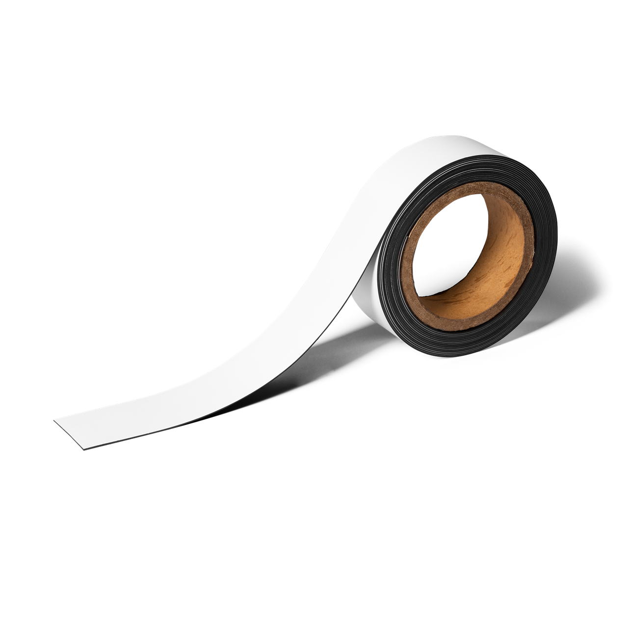 Magnetisk mærkningstape 40mm. 5 meter, hvid billede