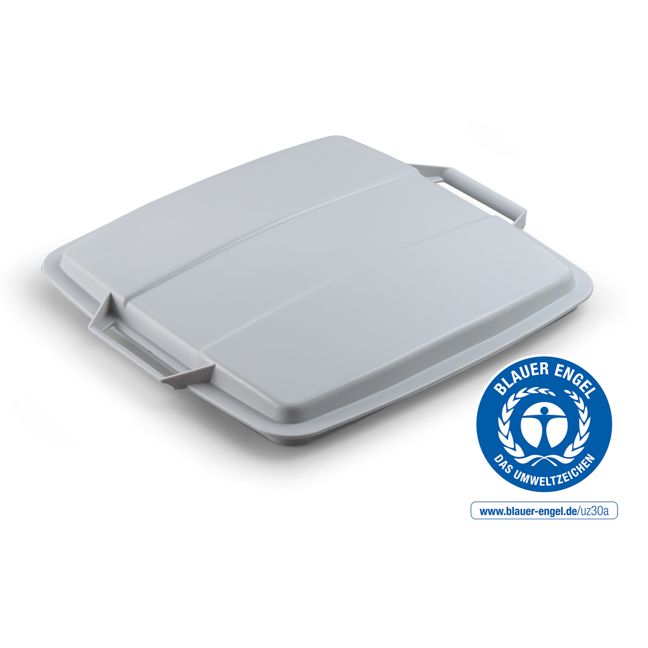 DURABIN Låg 90l ECO, Firkantet, Grå billede