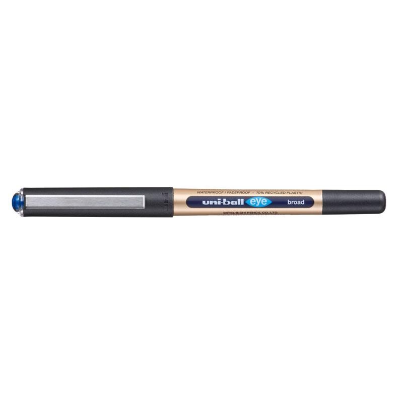 Rollerpen Uni-ball Eye Broad blå stregbredde 1 mm 70%