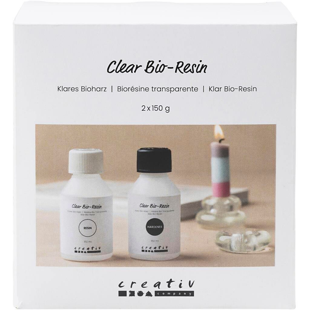 Klar Bio-Resin, klar, 2x150 ml/ 1 pk.