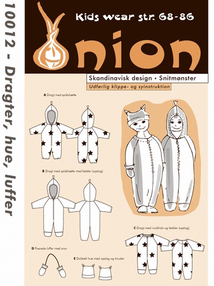Snitmønster, Dragt, hue & luffer