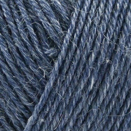 Nettle Sock Yarn, mørk blå