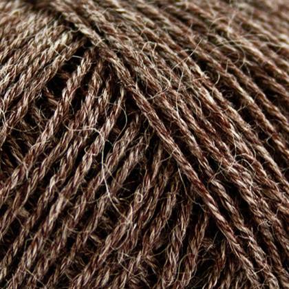 Nettle Sock Yarn, choko brun
