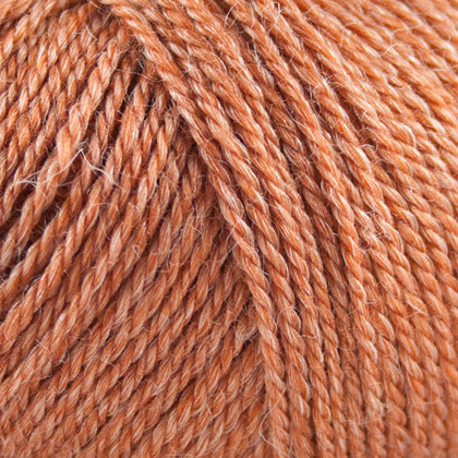 No.3 Organic Wool+Nettles, brændt orange