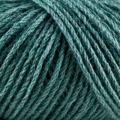 Organic Cotton+Nettles+Wool, grøn petrol