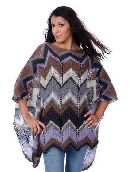 Zig Zag poncho