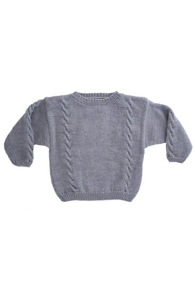 Sweater med snoninger (børn)