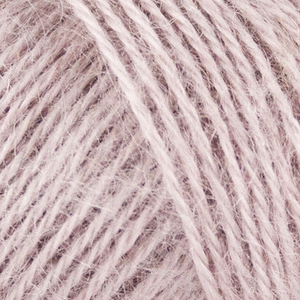 Mohair+Nettles+Wool, lys rosa