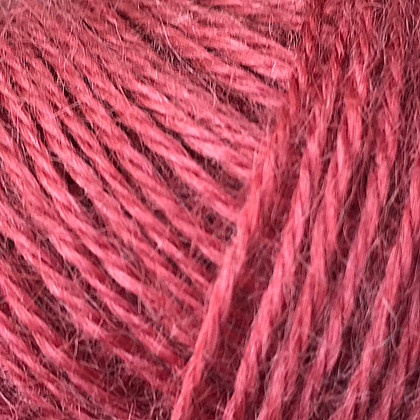 Mohair+Nettles+Wool, Marsala rød.