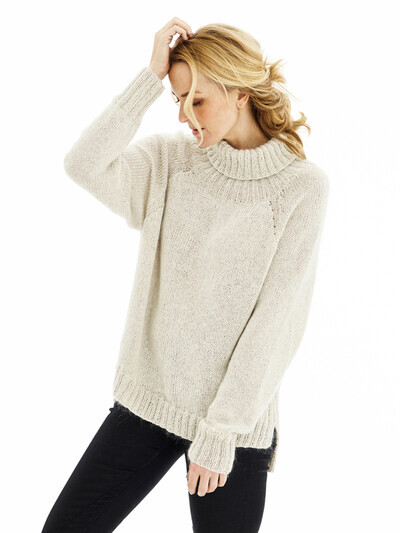 Oversize raglansweater - PDF