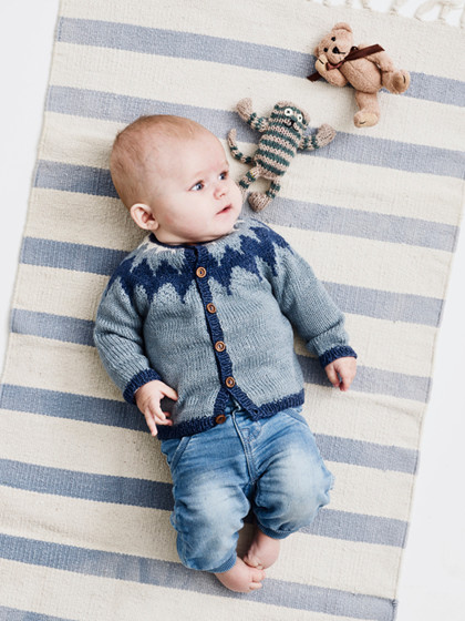 Babytrøje med nordisk mønster(baby)