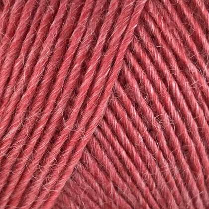 Soft Organic Wool+Nettles, Marsala rød
