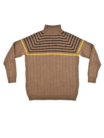 Herresweater med struktur