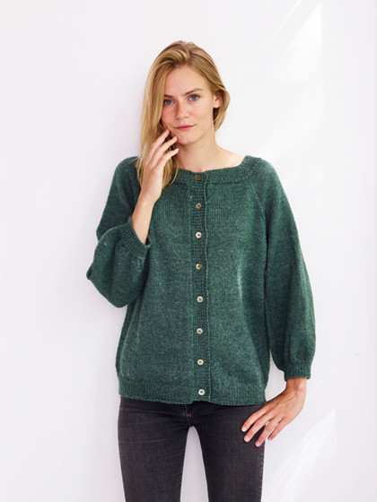 Nettle Sock Yarn Cardigan-PDF