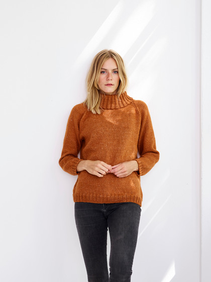 Anna - Sweater med krave