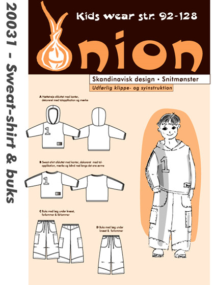Snitmønster,  Sweat-shirt & buks