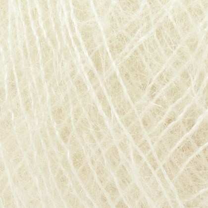Silk+Kid Mohair, råhvid