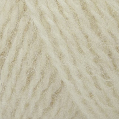 Mohair+Wool, råhvid