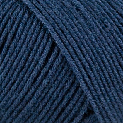 Fino Org. Cotton+Merino Wool, blå marine