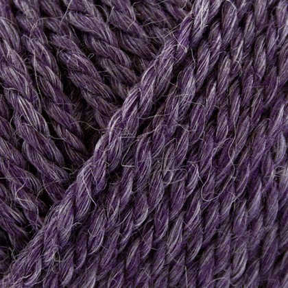 No.6 Organic Wool+Nettles, mørk lilla