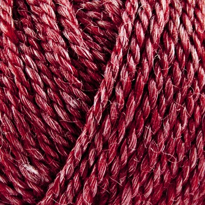 No.6 Organic Wool+Nettles, mørk rød