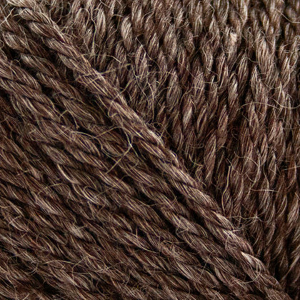 No.6 Organic Wool+Nettles, choko brun