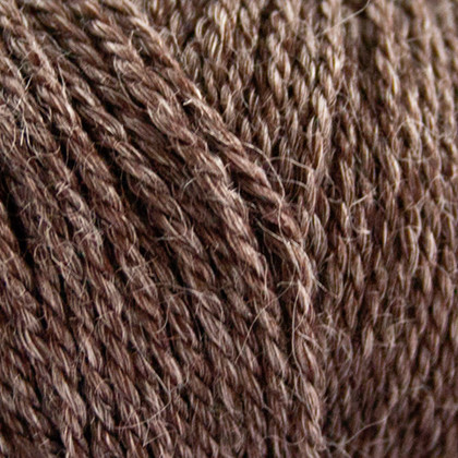 No.4 Organic Wool+Nettles, choko brun