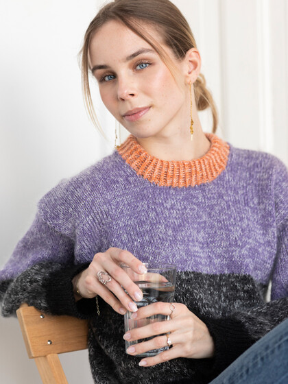 1708 SUSANNA STRIP SWEATER