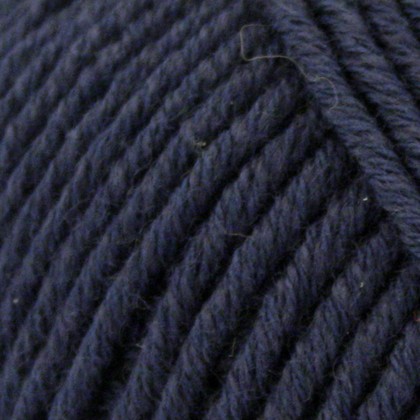 Organic Cotton+Merino Wool, marineblå