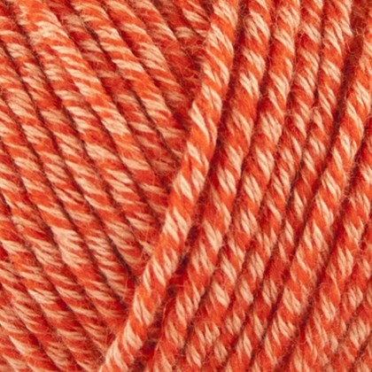 Organic Cotton+Merino Wool, coral orange