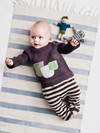 Baby bluse med lommer (baby)