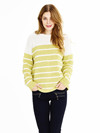 Stribet oversize sweater