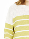Stribet oversize sweater