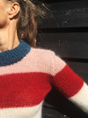 BREDSTRIBET MOHAIR SWEATER