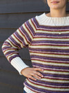 Stribet oversize sweater