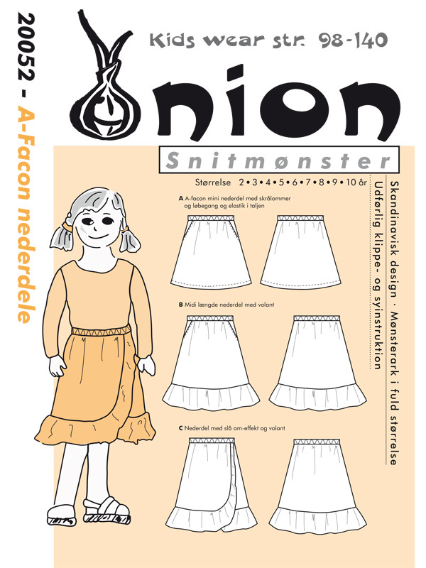 Snitmønster, nederdele - Onion ApS