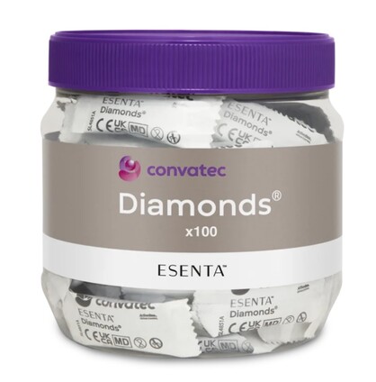 CONVATEC ESENTA Diamonds gelpose med lugtfjerner  