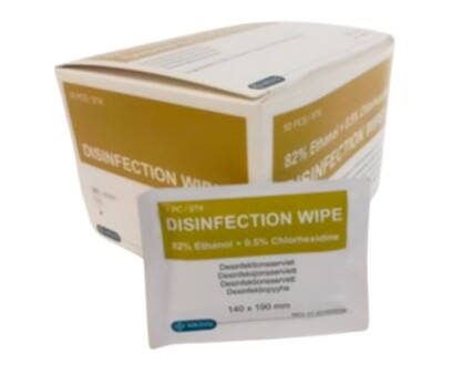 Desinfection serviet 82% ethanol, 0,5% klorh