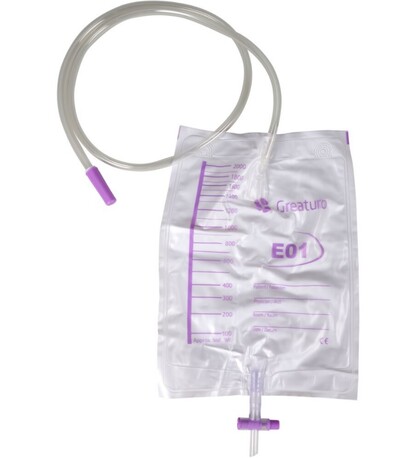 Greaturo urinpose sengepose 110 cm 2000 ml