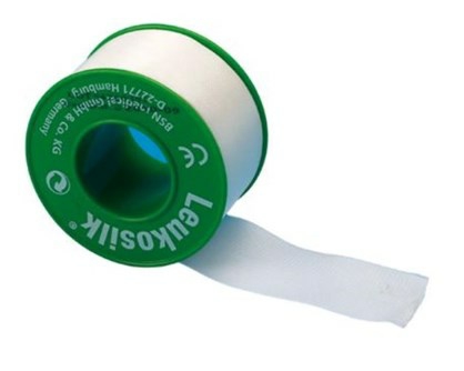 Leukosilk Fikseringstape silketape 2,5 cm x 9 m