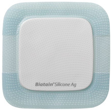 COLOPLAST BIATAIN Silicone Ag klæbende skumbandage