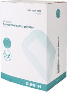 Kliniplast væsketæt plaster med sårpude 5x9 cm