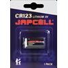 Japcell batteri CR123 lithium batteri