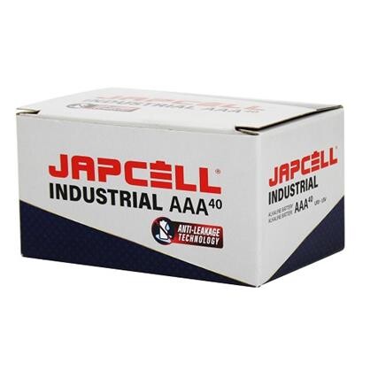 Japcell batteri Industrial anti-leakage AAA, 40 stk