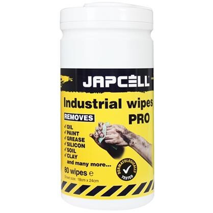 JAPCELL Industrial Wipes PRO - 80 wipes