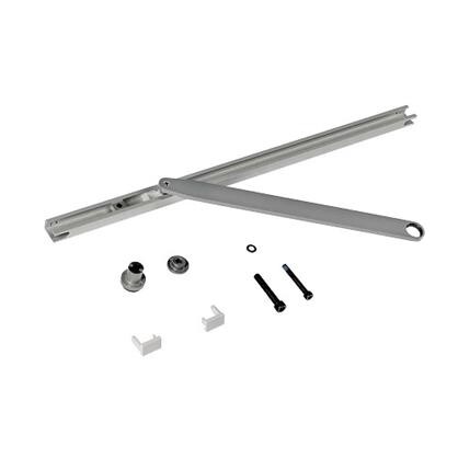 Assa Abloy SW300 glideskinne, sølv